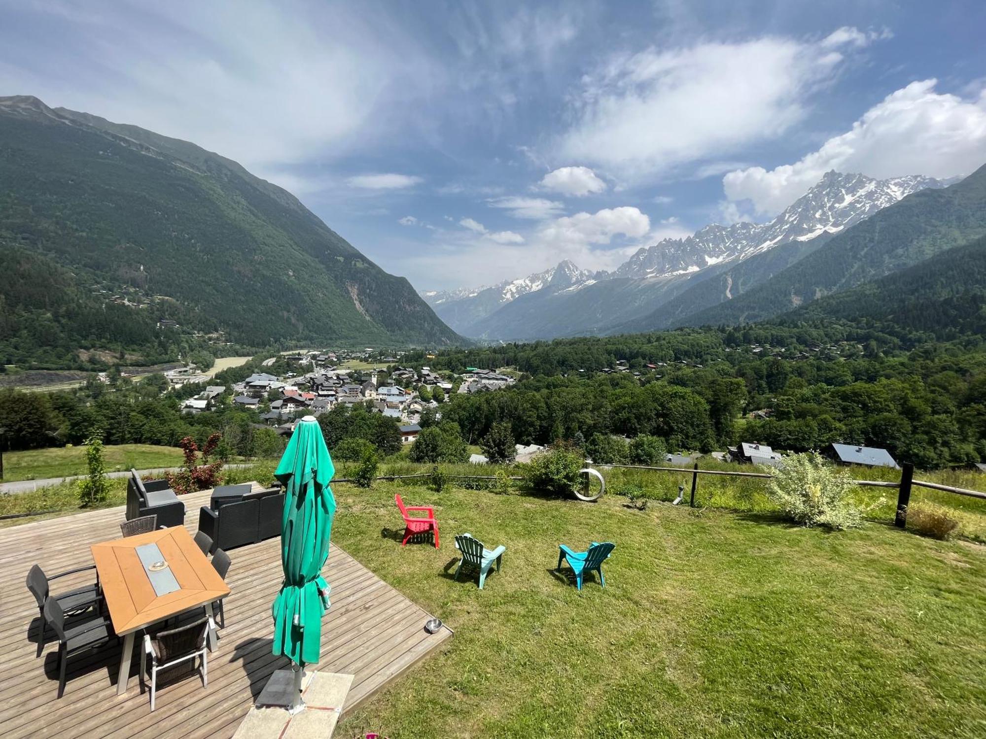 Amazing View Appartement Du Chalet Les Houches Luaran gambar