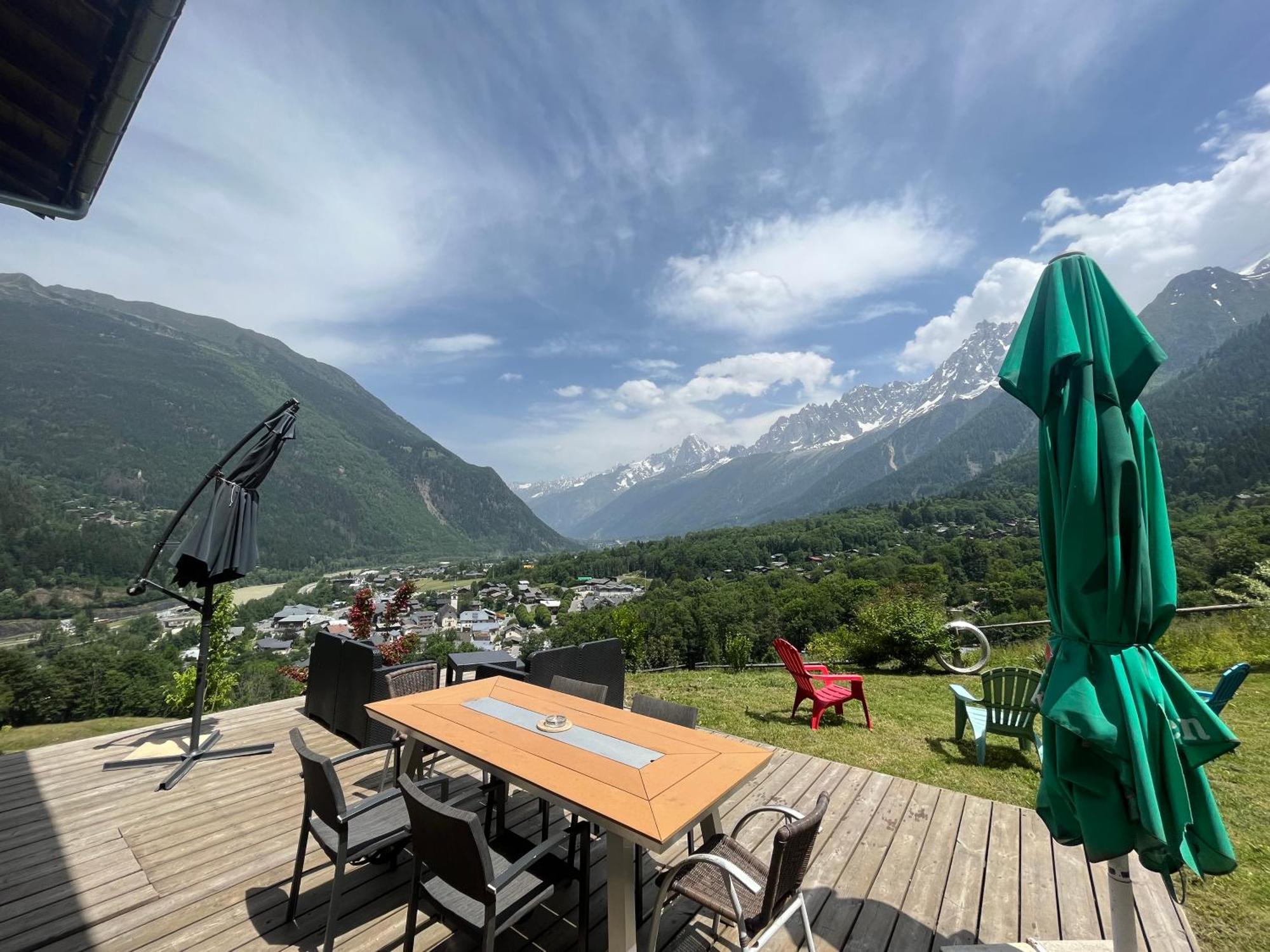 Amazing View Appartement Du Chalet Les Houches Luaran gambar