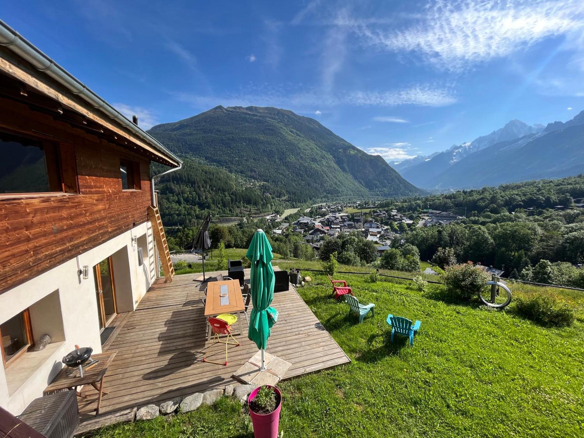 Amazing View Appartement Du Chalet Les Houches Luaran gambar
