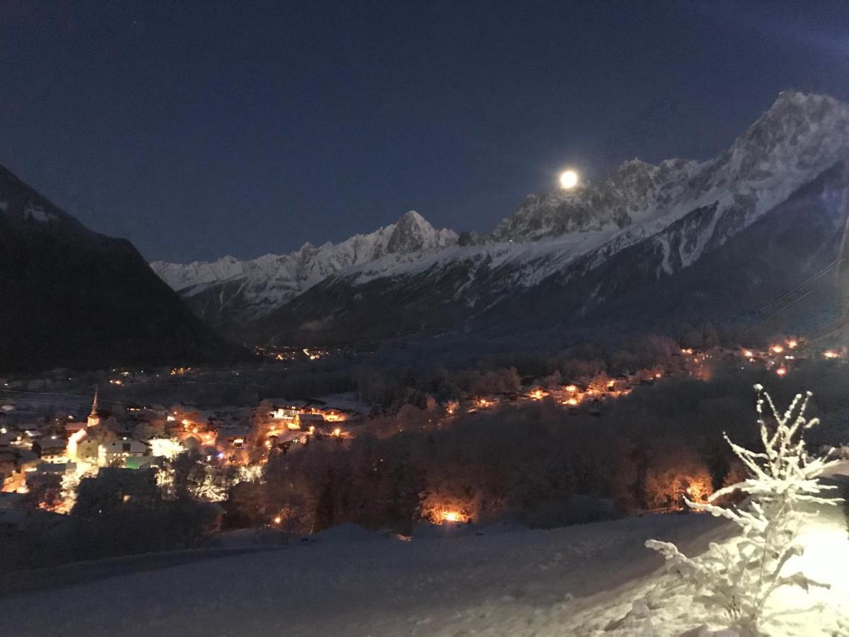 Amazing View Appartement Du Chalet Les Houches Luaran gambar