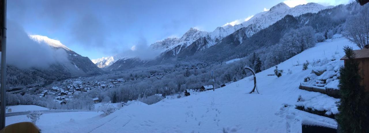 Amazing View Appartement Du Chalet Les Houches Luaran gambar