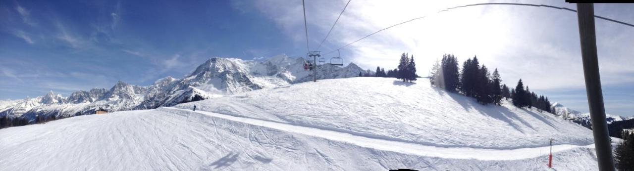 Amazing View Appartement Du Chalet Les Houches Luaran gambar